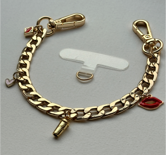 The Sabrina Gold Charm Set Accessory