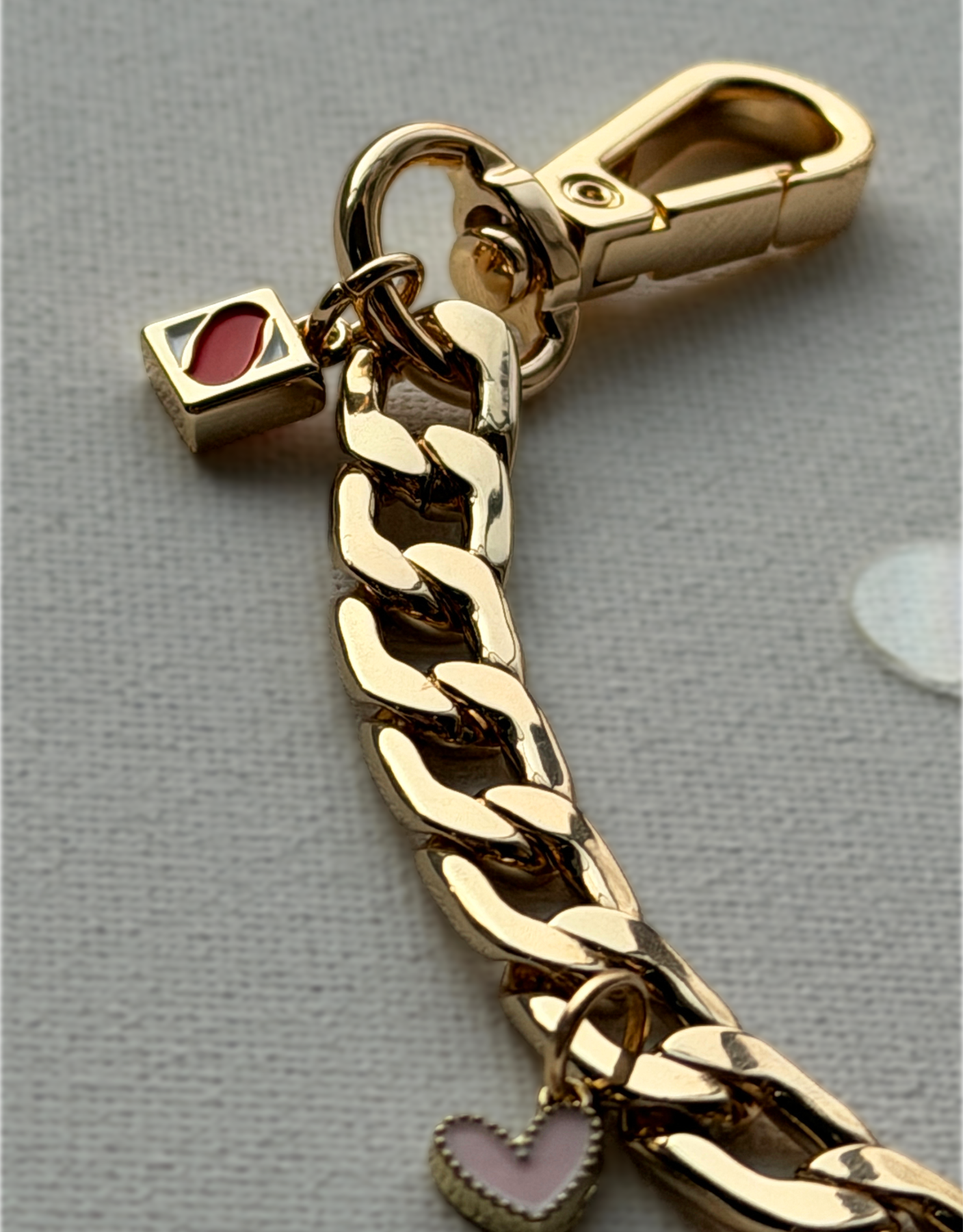 The Sabrina Gold Charm Set Accessory