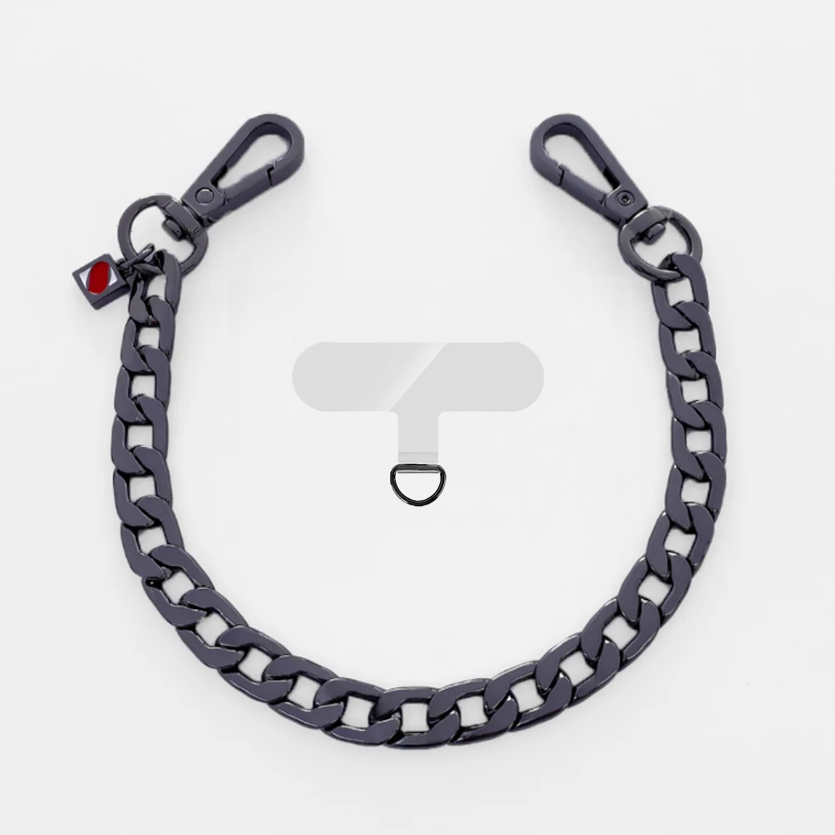 Flat Gunmetal Chain
